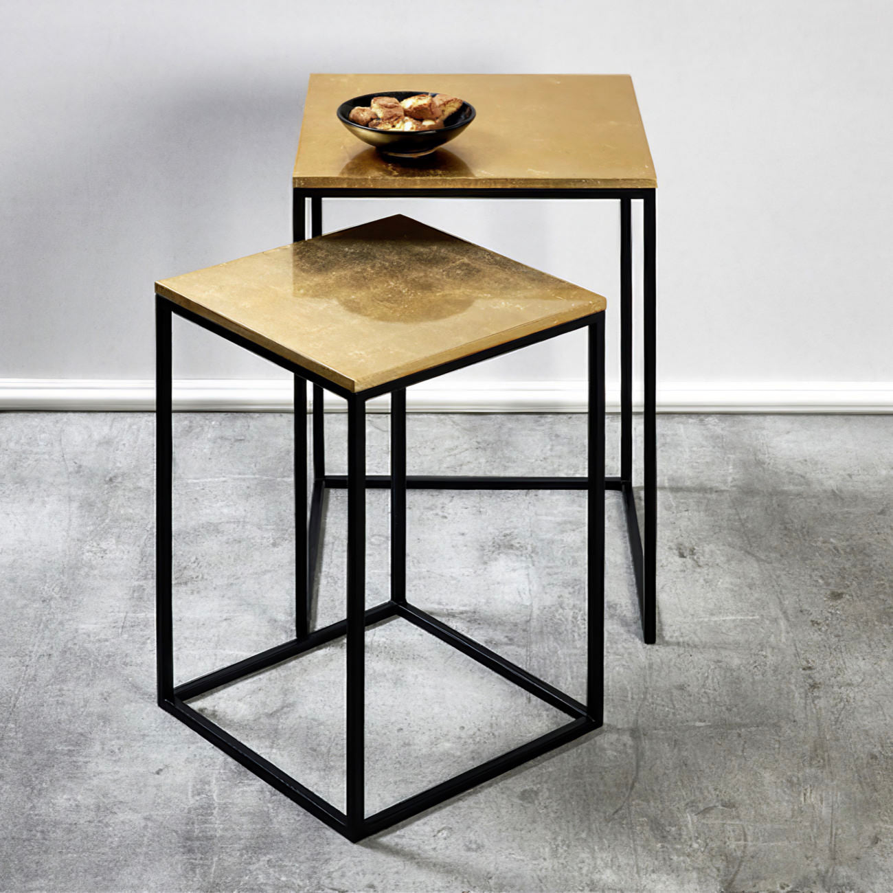 AKARI Set of two Side Tables by Lambert