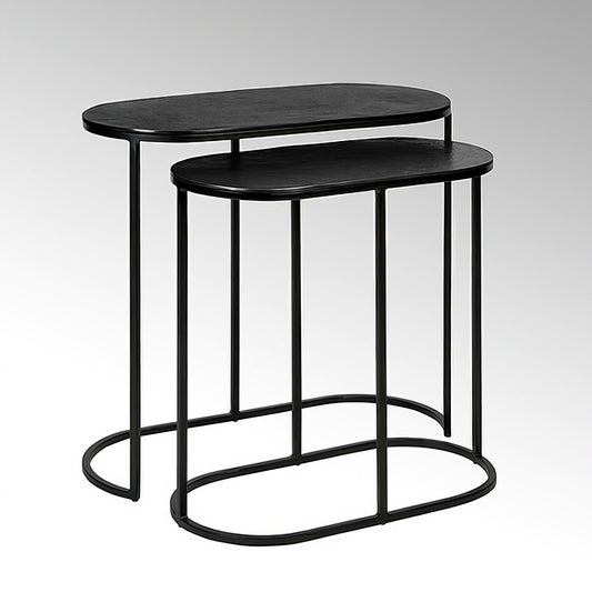 DADO OVAL - Set of two Console tables by Lambert