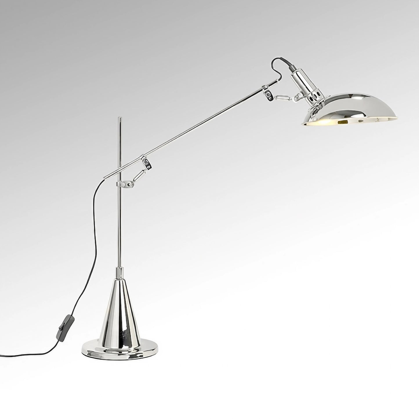 SWITCH ON nickel table lamp by Lambert